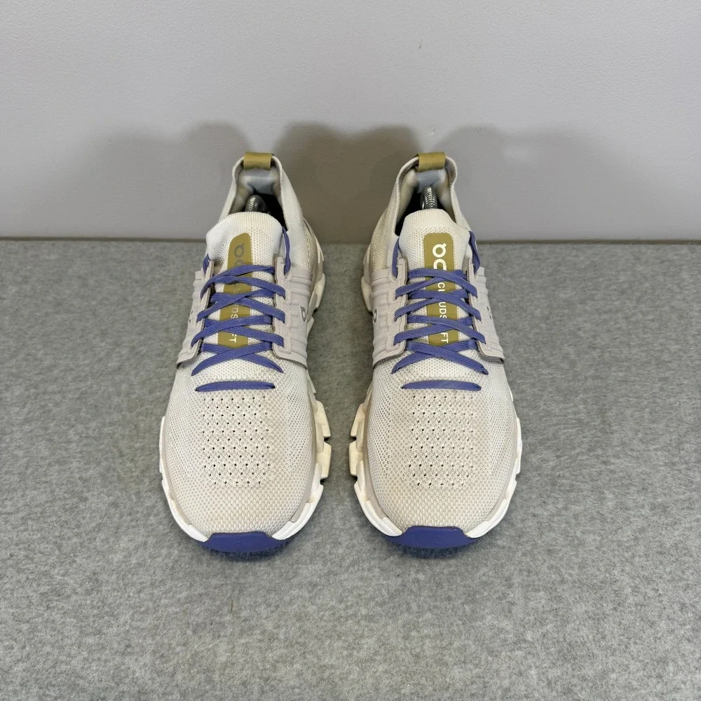 On Running Cloudswift Womens Shoes Size 9 White Purple Low Top Athletic Sneakers